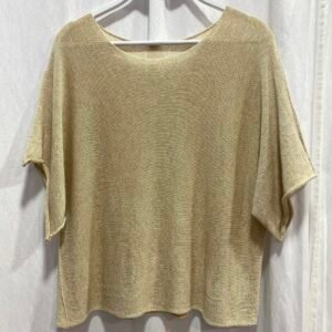 Jersey de hilo dorado