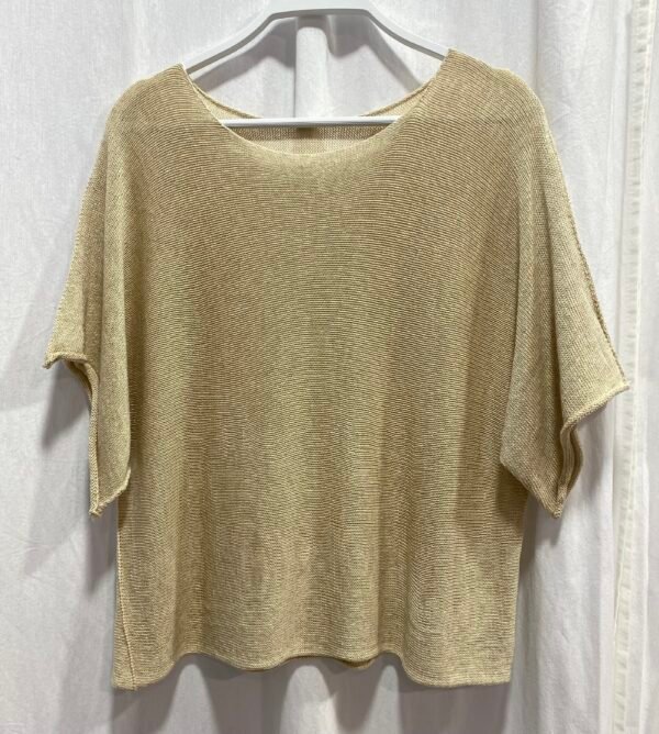 Jersey de hilo dorado