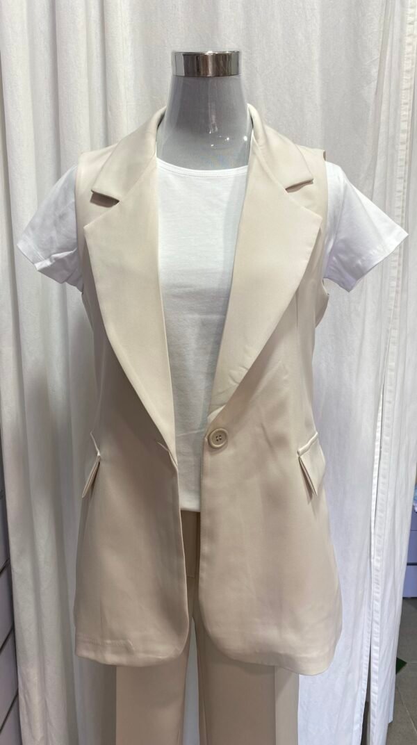 Chaleco Beige